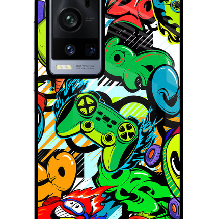 Game Doodle Vivo X60 Pro+ Glass Case