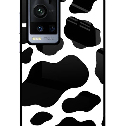 Cow Spots Vivo X60 Pro+ Glass Case