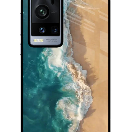 Ocean Beach Vivo X60 Pro+ Glass Case