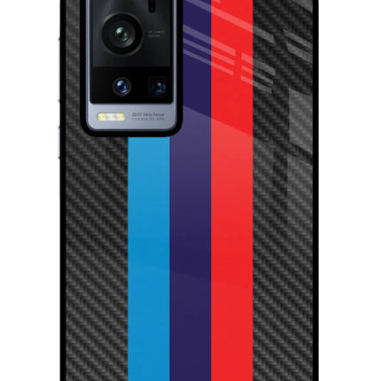 BMW Stripes Pattern Vivo X60 Pro+ Glass Case