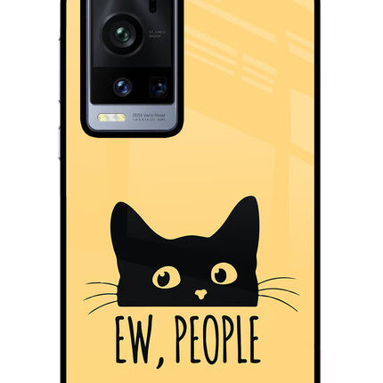 Ew People Catitude Vivo X60 Pro+ Glass Case