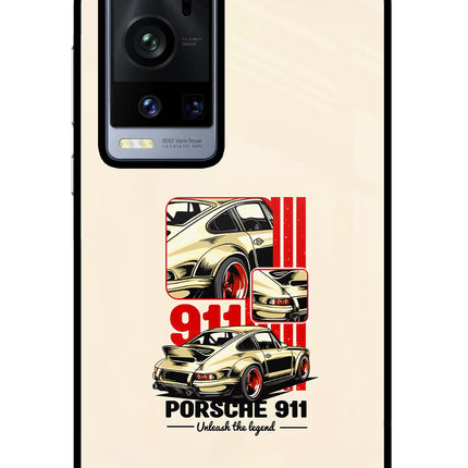 Classic Porsche 911 Vivo X60 Pro+ Glass Case