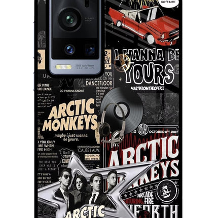 Arctic Monkeys Vivo X60 Pro+ Glass Case Back Cover by Casekaro