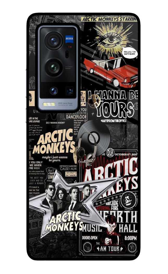 Arctic Monkeys Vivo X60 Pro+ Glass Case Back Cover by Casekaro