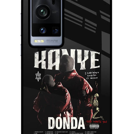 Donda Kanye West Vivo X60 Pro+ Glass Case