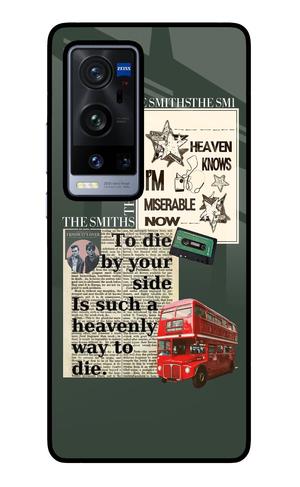 The Smiths Vivo X60 Pro+ Glass Case Back Cover by Casekaro