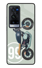 Classic Cafe Racer 99 Vivo X60 Pro+ Glass Case