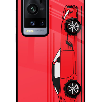 Red Velocity Vivo X60 Pro+ Glass Case