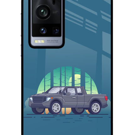 Retro Garage Vibe Vivo X60 Pro+ Glass Case