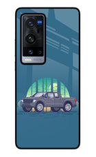 Retro Garage Vibe Vivo X60 Pro+ Glass Case