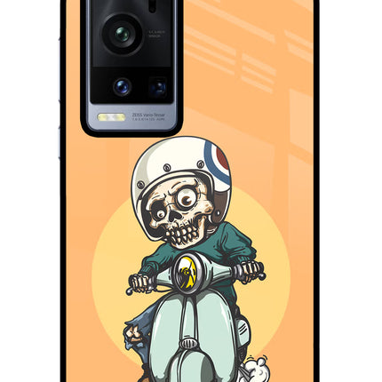 Undead Biker Vivo X60 Pro+ Glass Case