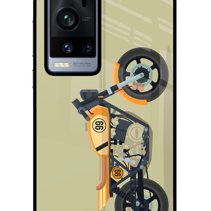 Vertical Speedster Vivo X60 Pro+ Glass Case