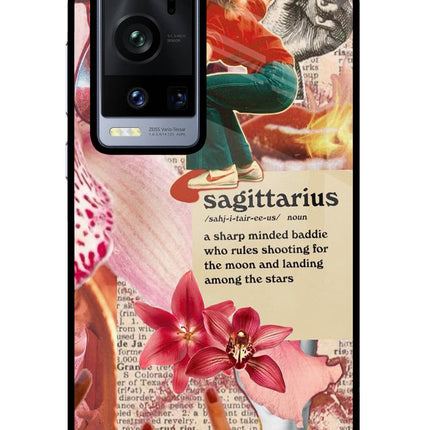 Sagittarius Zodiac Vivo X60 Pro+ Glass Case