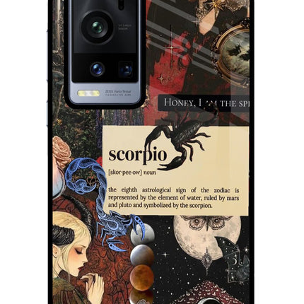 Scorpio Zodiac Vivo X60 Pro+ Glass Case