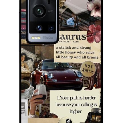 Taurus Zodiac Vivo X60 Pro+ Glass Case