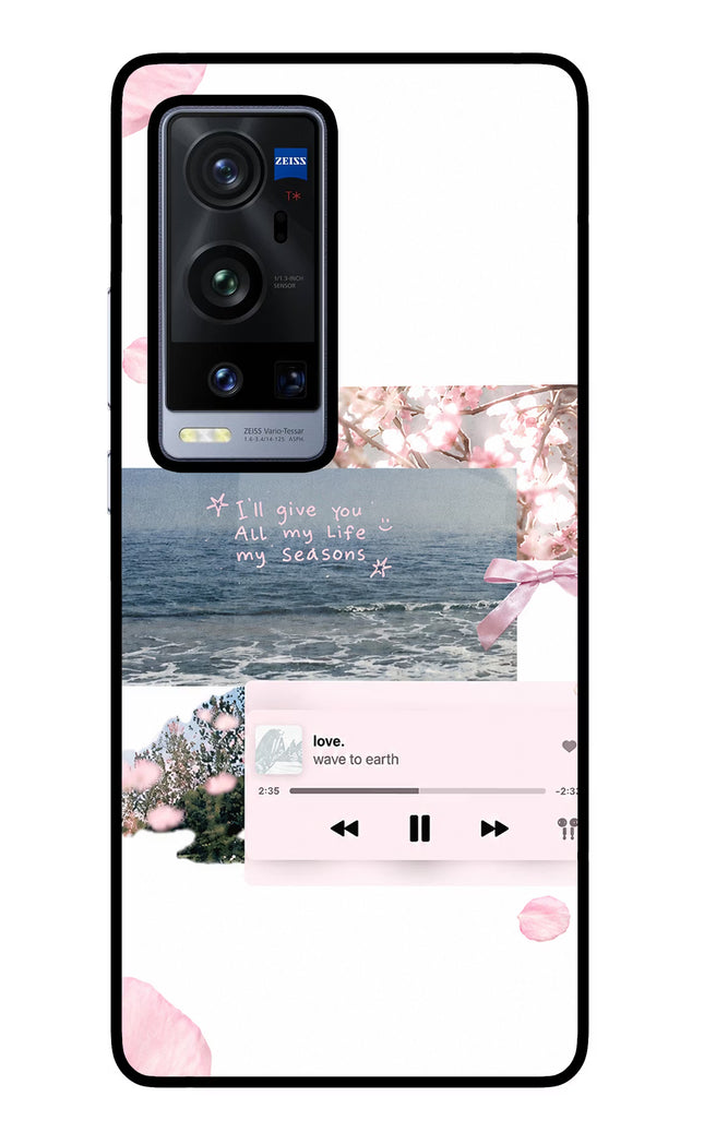 Wave to earth Vivo X60 Pro+ Glass Case