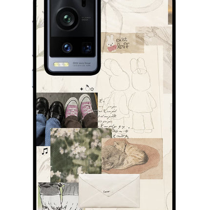 Soft Aesthetic Vivo X60 Pro+ Glass Case