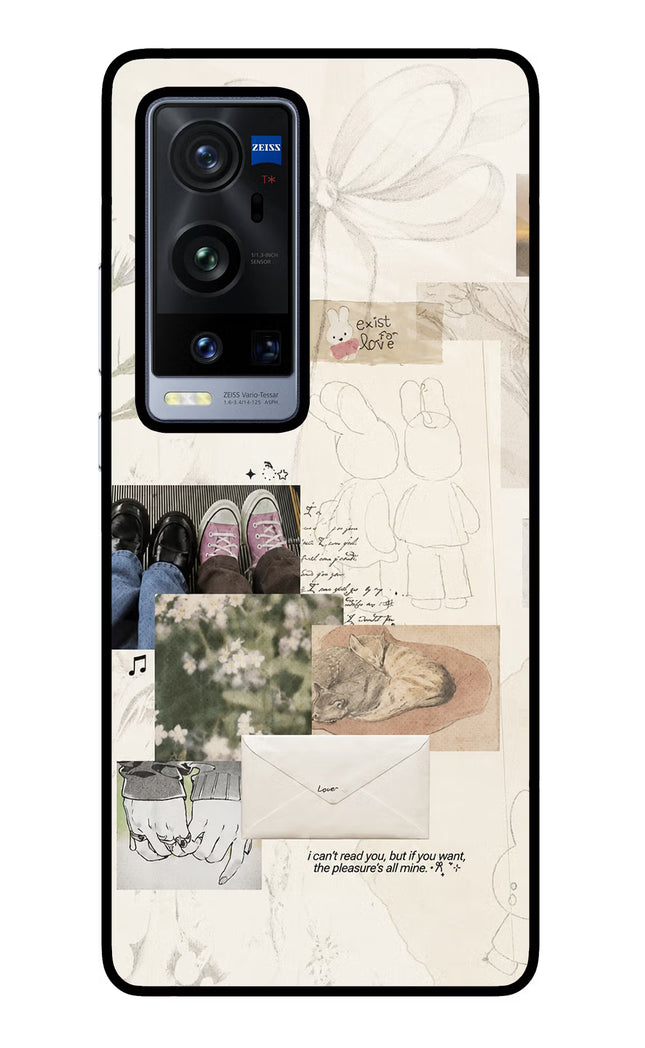 Soft Aesthetic Vivo X60 Pro+ Glass Case