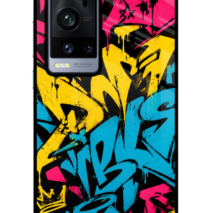 Graffiti Vibe Vivo X60 Pro+ Glass Case