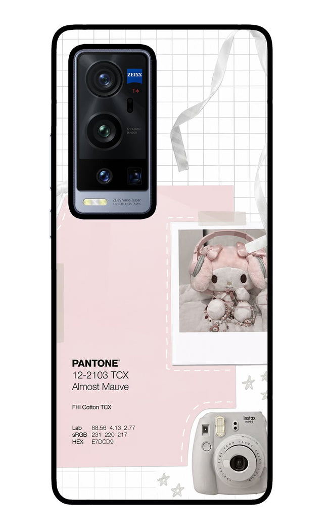 Pantone Asthetic Vivo X60 Pro+ Glass Case