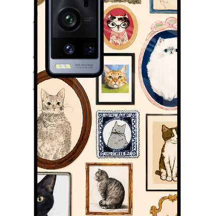 Mirror Cats Vivo X60 Pro+ Glass Case