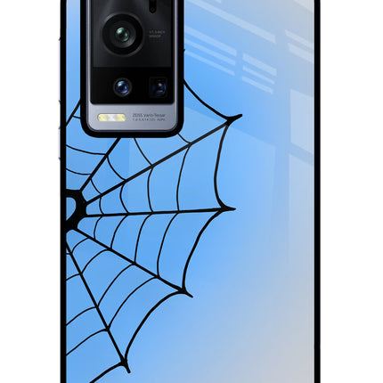 Blue Web Vivo X60 Pro+ Glass Case