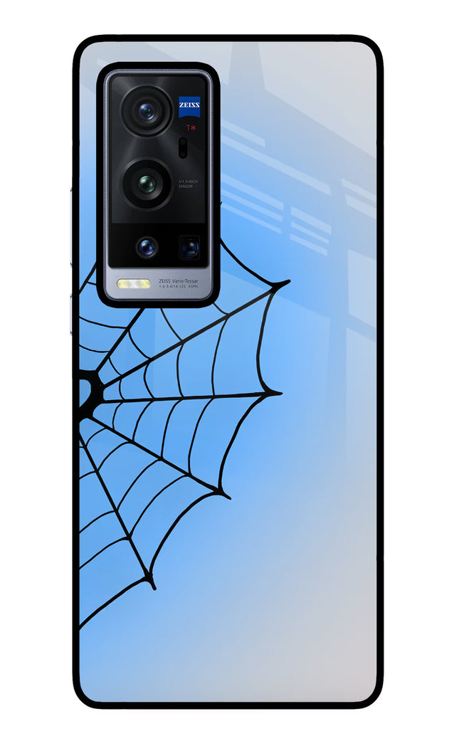 Blue Web Vivo X60 Pro+ Glass Case