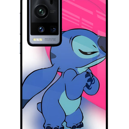 Stitch Hug Vivo X60 Pro+ Glass Case