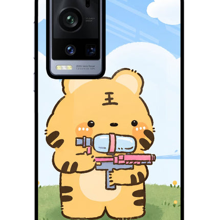 Tiger Treat Vivo X60 Pro+ Glass Case