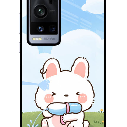 Bunny Treat Vivo X60 Pro+ Glass Case