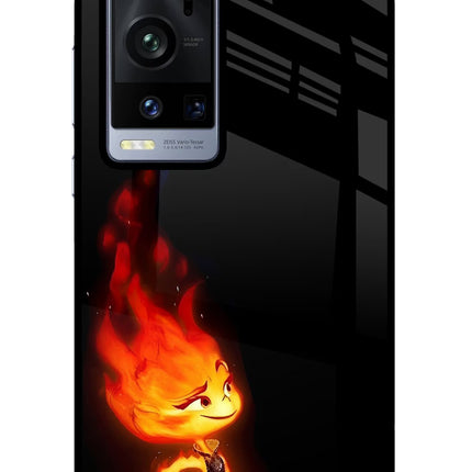 Ember Flame Vivo X60 Pro+ Glass Case