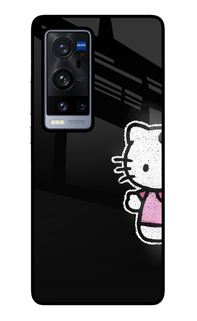 Kitty Charm Vivo X60 Pro+ Glass Case