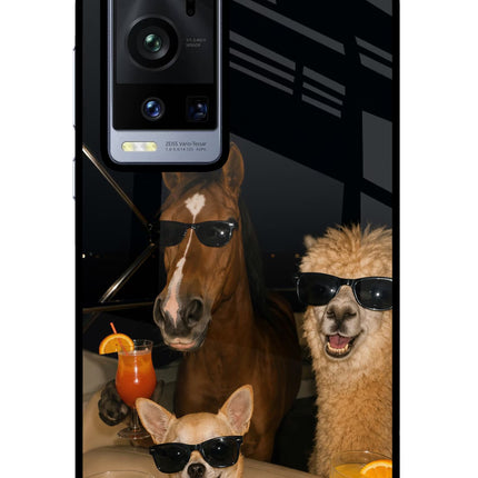 Party Squad Vivo X60 Pro+ Glass Case