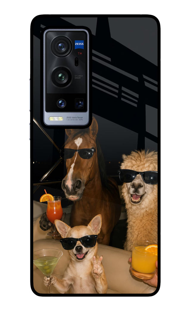 Party Squad Vivo X60 Pro+ Glass Case