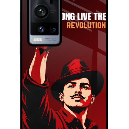 Bhagat Singh Revolution Vivo X60 Pro+ Glass Case