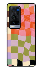 Wavy Grid Vivo X60 Pro+ Glass Case