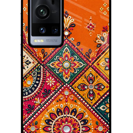 Kutch Glow Vivo X60 Pro+ Glass Case