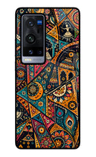 Folk Print Vivo X60 Pro+ Glass Case