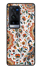 White Mayura Vivo X60 Pro+ Glass Case