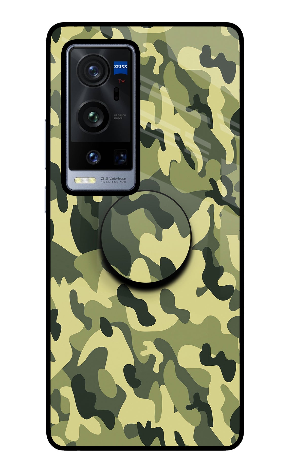 Camouflage Vivo X60 Pro+ Glass Case