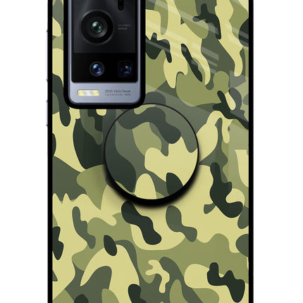 Camouflage Vivo X60 Pro+ Pop Case by Casekaro