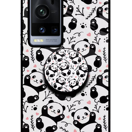 Cute Panda Vivo X60 Pro+ Pop Case by Casekaro