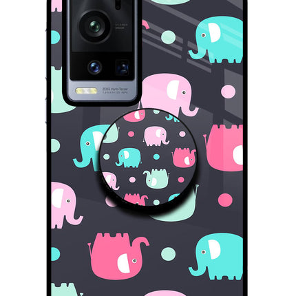 Baby Elephants Vivo X60 Pro+ Pop Case by Casekaro