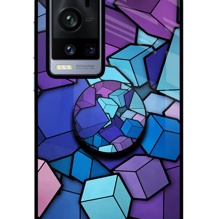 Cubic Abstract Vivo X60 Pro+ Pop Case by Casekaro
