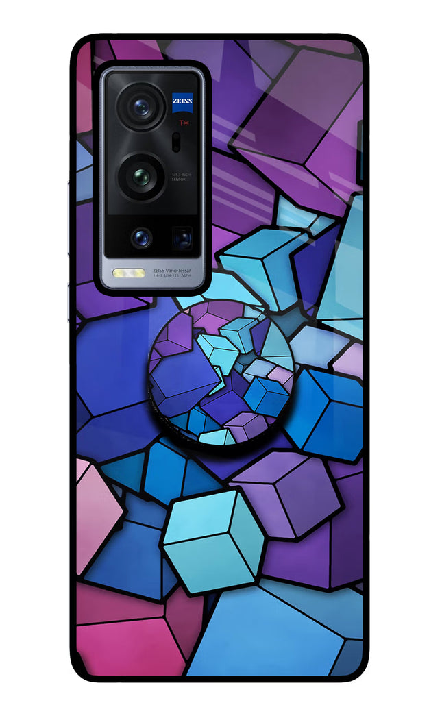 Cubic Abstract Vivo X60 Pro+ Pop Case by Casekaro