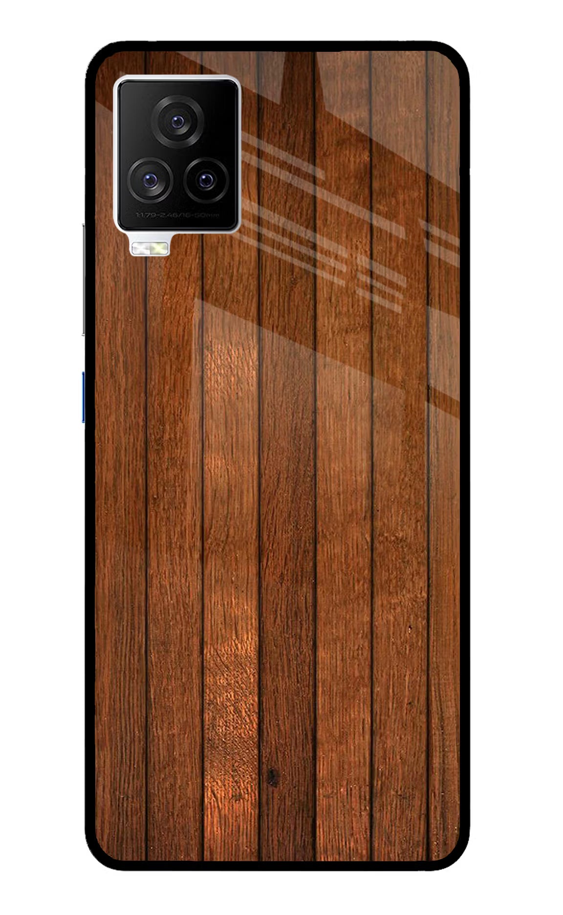 Wooden Artwork Bands iQOO 7 Legend 5G Glass Case
