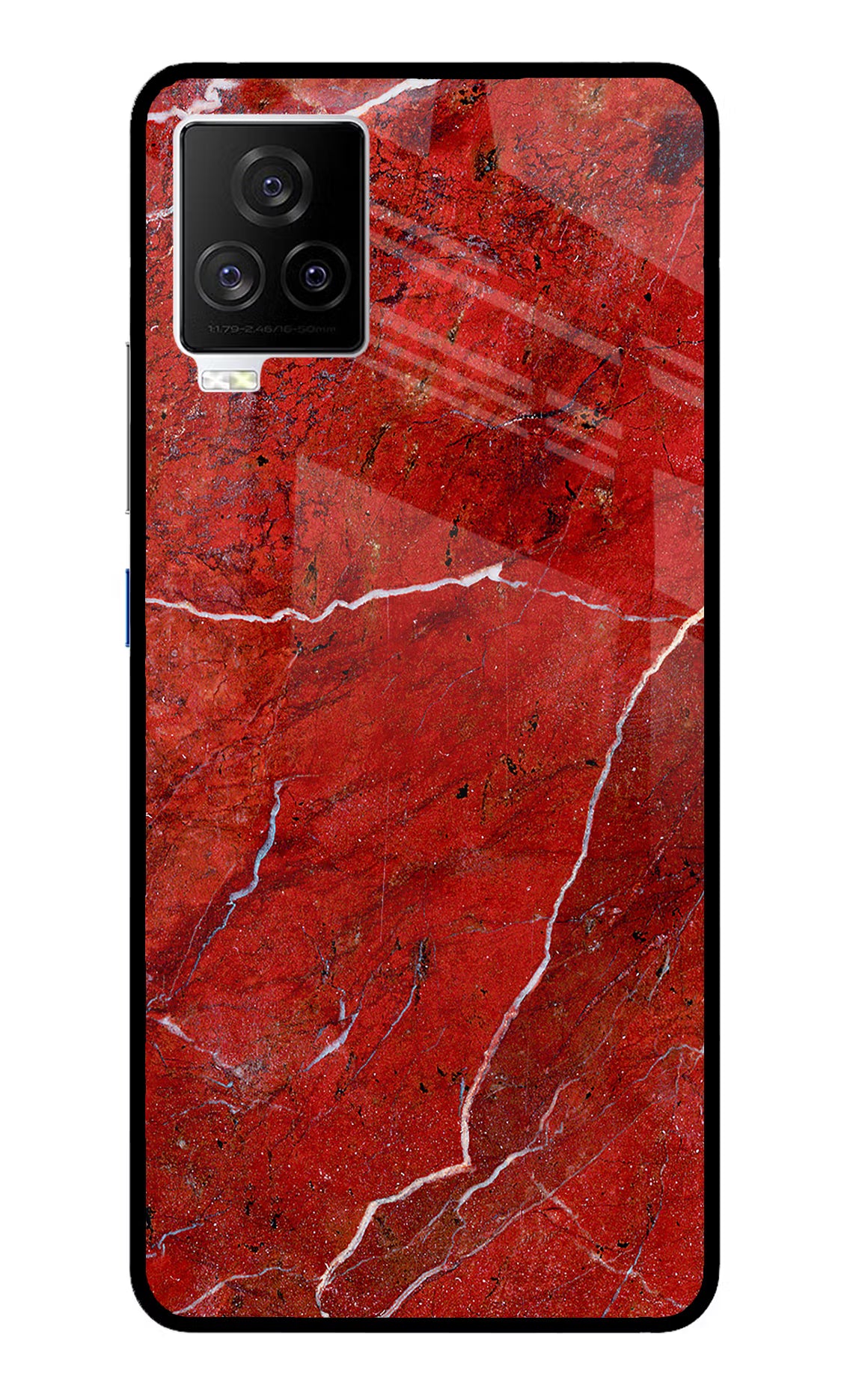 Red Marble Design iQOO 7 Legend 5G Glass Case