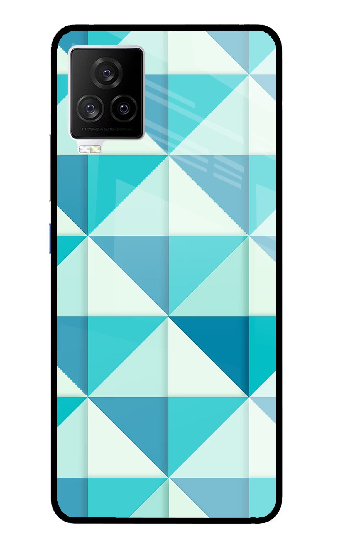 Abstract iQOO 7 Legend 5G Glass Case Back Cover by Casekaro