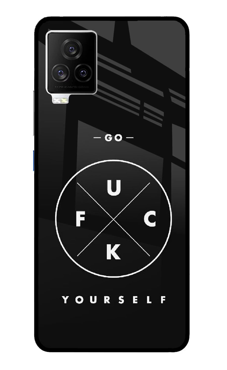 Go Fuck Yourself iQOO 7 Legend 5G Back Cover, Glass case