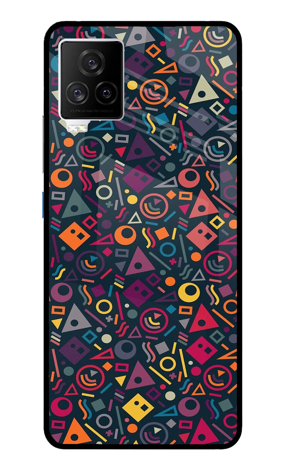 Geometric Abstract iQOO 7 Legend 5G Glass Case